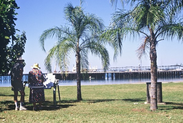 a good climate for outdoor painting... Foto: L. Bobke